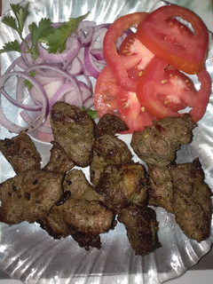 A picture of Pan fried chunks pepper steak.
