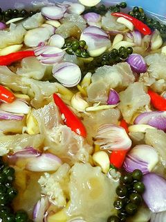 Hình của món Gân Bò Ngâm Mắm.