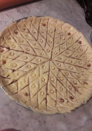 صورة لوصفة بقلاوة تقليدية