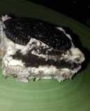 Postre con galleta óreo y vainilla
