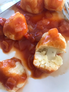 Una foto de Ñoquis rellenos
