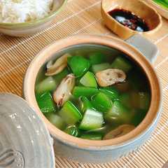 Canh bí xanh nấu nấm rơm-レシピのメイン写真