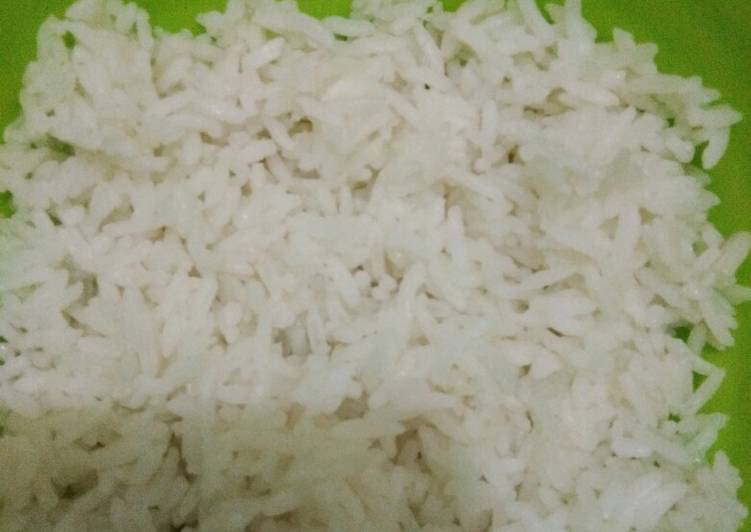 Langkah Mudah Menyiapkan Nasi putih joooos Lezat