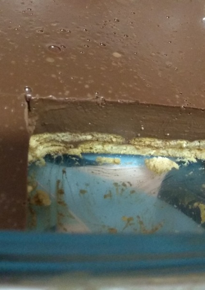 Una foto de Flan de chocolate negro