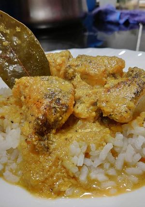 Una foto de Pavo con Salsa de Almendras