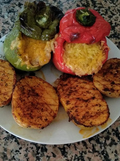 Una foto de Pimientos rellenos