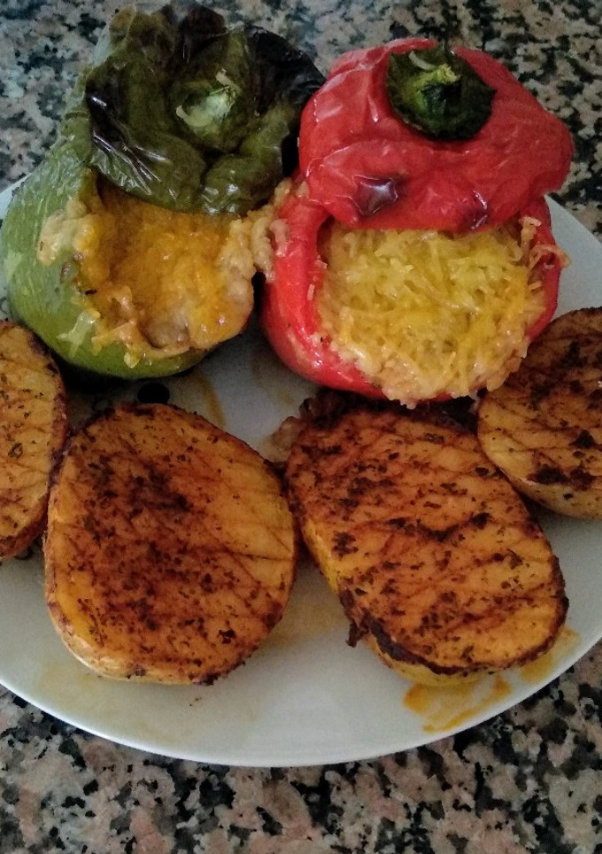 Una foto de Pimientos rellenos