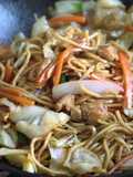 Fideos  chinos de pollo y verduritas