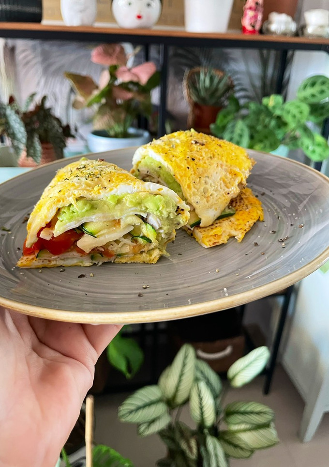 Una foto de Rollito de tortilla