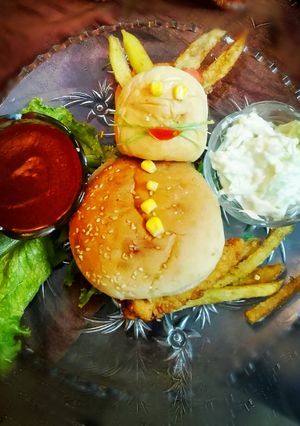 A picture of Crispy Fried Burger.
