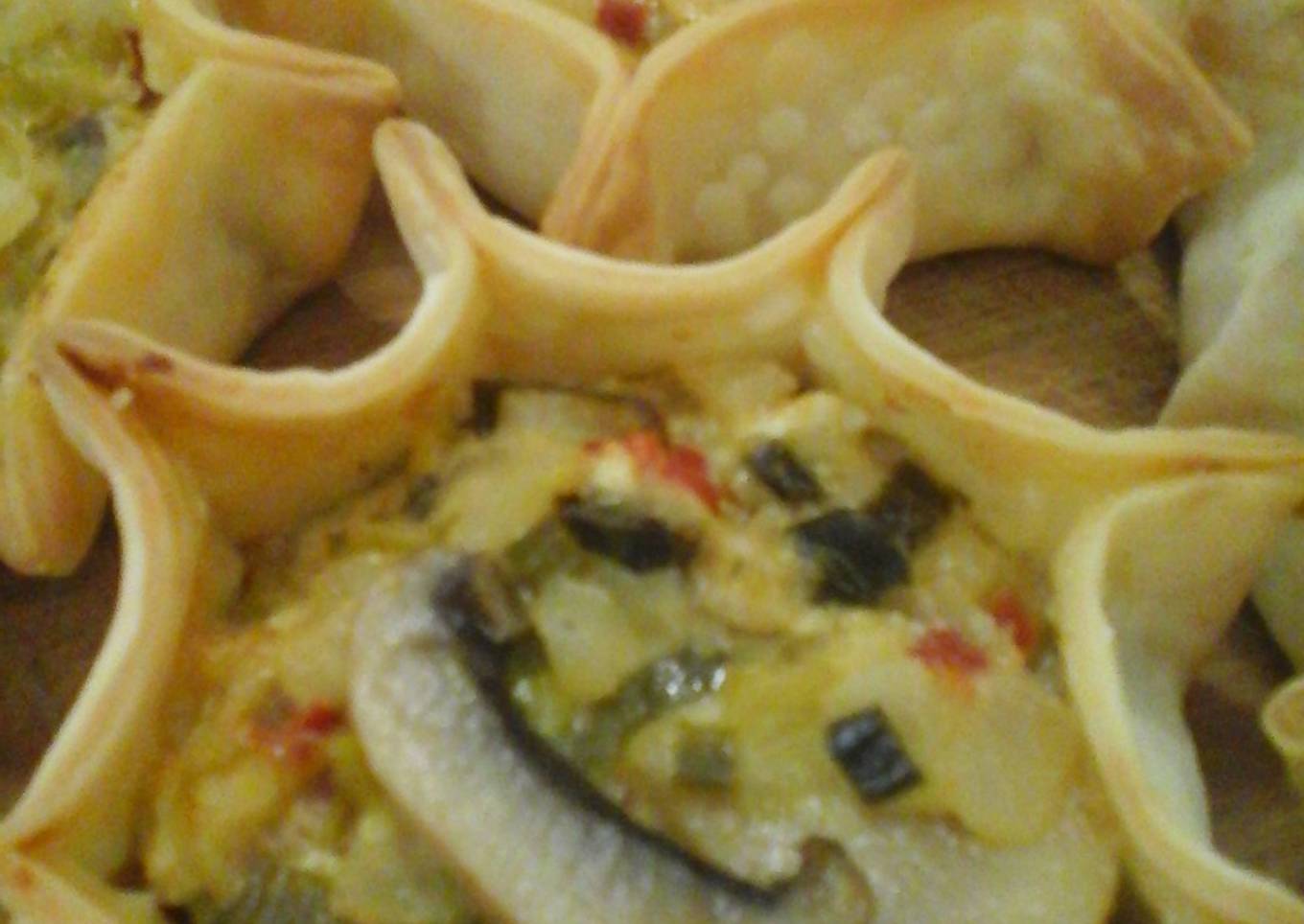 Canastitas de champiñones