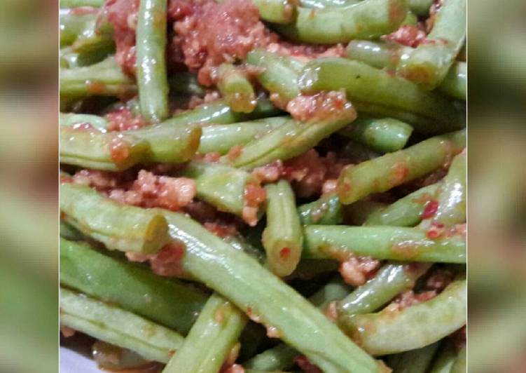 Tumis baby buncis ala singapore