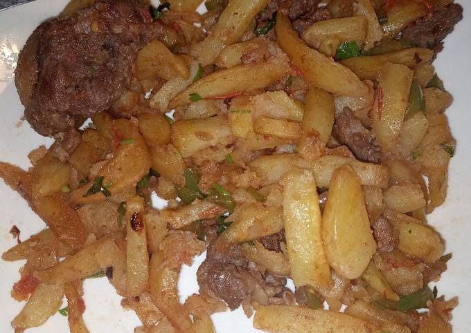 Chips and beef