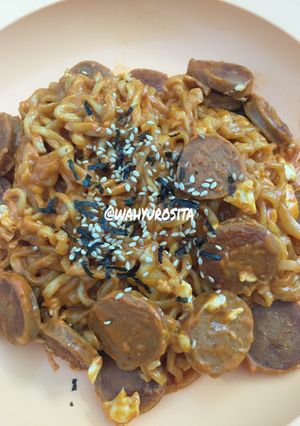Foto resep Korean Spicy Ramen Carbonana