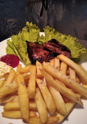 Foto resep Tenderloin Steak well-done grill