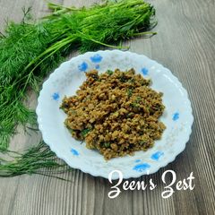 A picture of Lamb Mince Fry with Dill.