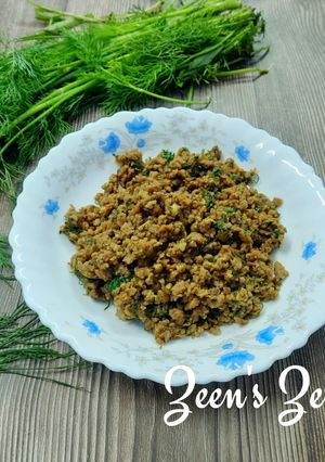 A picture of Lamb Mince Fry with Dill.