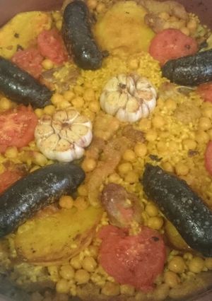 Una foto de Arroz al horno (arròs passejat)