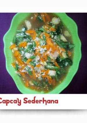 Foto resep Capcay sederhana