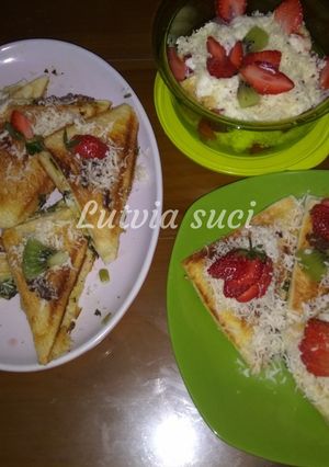 Foto resep Sandwich sehat isi bayam wortel 😋