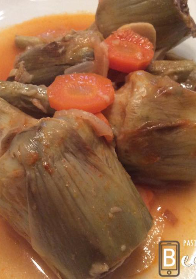Una foto de Alcachofas en escabeche