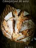 Rustic Walnut Loaf with Homemade Natural Leaven