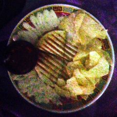 A picture of Garlic Shrimp Alfredo Quesadilla.