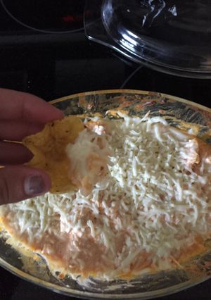 A picture of Mozzarella Buffalo Chicken Dip.
