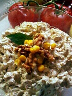 A picture of Toasted Walnut and Corn Dip.
