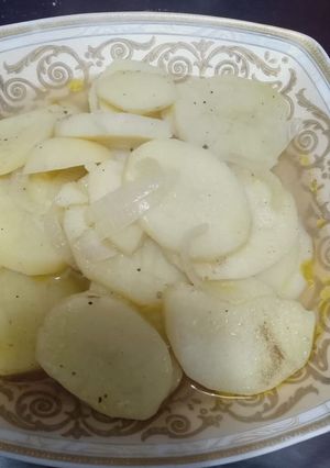 صورة لوصفة صينيه بطاطس بيضاء