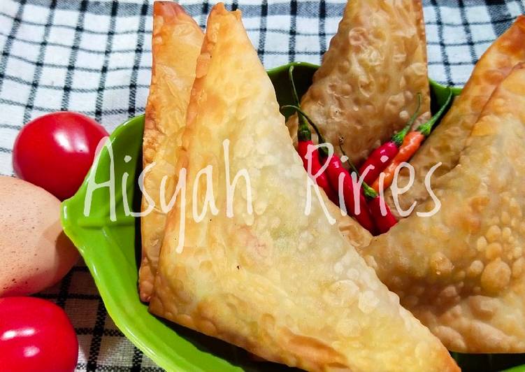 Resep Sambosa sayur KW, Bisa Manjain Lidah