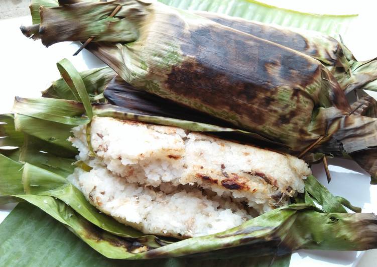 Nasi bakar ikan peda