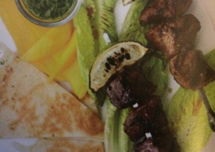 Recipe of Favorite Steak Kebabs With Quesadillas