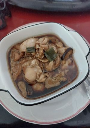 Foto resep Ayam kukus jamur