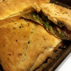 A picture of Stuffed ham pockets.