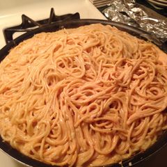 A picture of Chipotle Spaghetti.