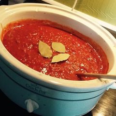 A picture of Crockpot Vegan Pasta Sauce.