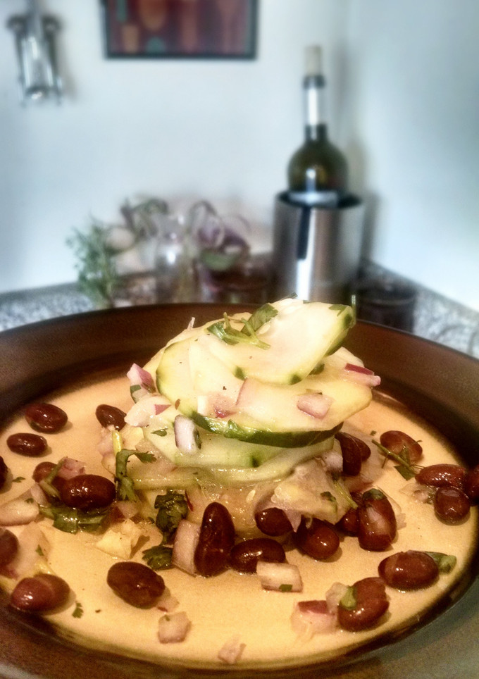 A picture of Cucumber Lime Salad.