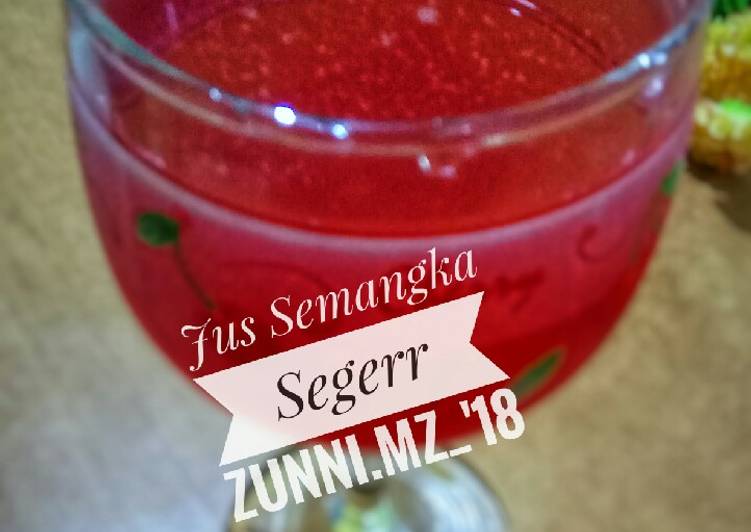 Cara olah Jus Semangka &quot;Segerr&quot; 🍉  yang Lezat Sekali