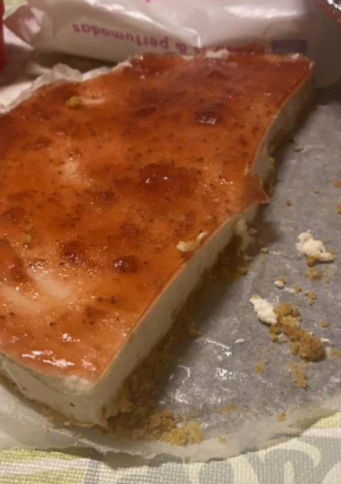 Una foto de Tarta de queso sencilla
