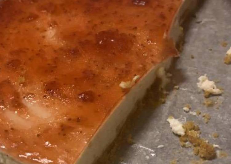 Tarta de queso sencilla