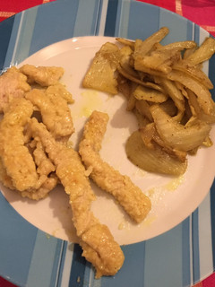 Foto di Straccetti di tacchino con finocchi al curry