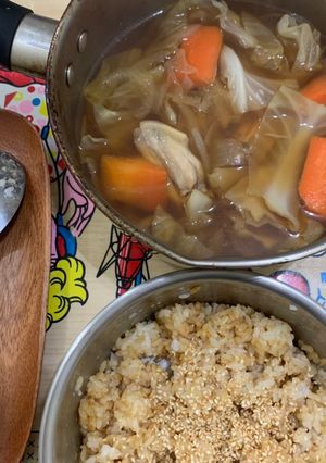 牛蒡蔬菜雞湯 的食譜成品照片