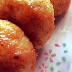 A picture of Miso Yaki-Onigiri.