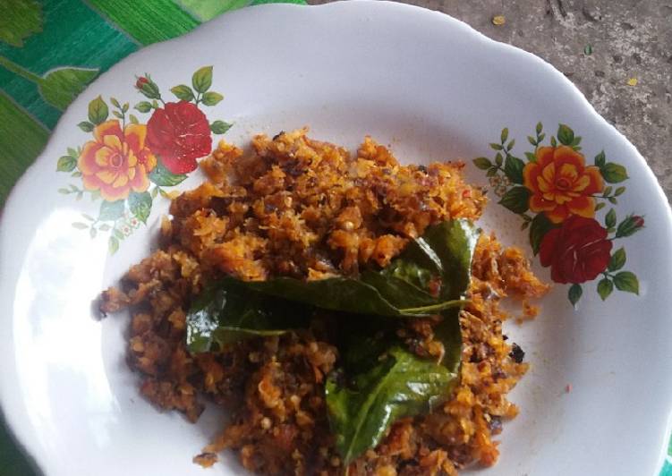 Resep Serundeng ikan (iwak rabuk), Anti Gagal