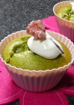 A picture of Oil-Free Green Tea Muffins.
