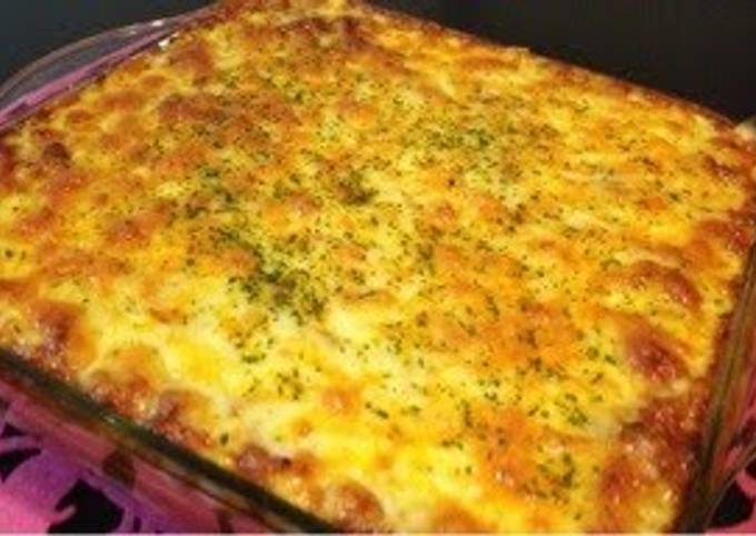 Easiest Way to Make Homemade Easy and Scrumptious Lasagna with Homemade Noodles