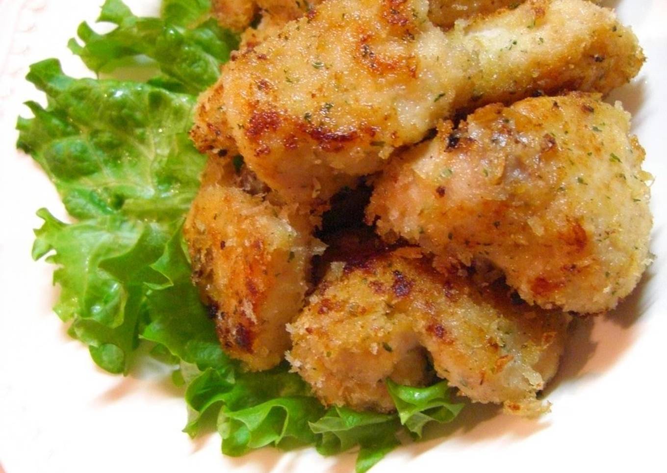 Pan-fried Chicken with Consommé Breadcrumbs