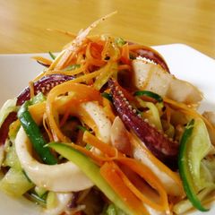 A picture of Izakaya-Style Squid Kara-age (Fried Squid).