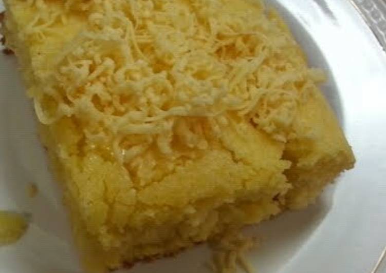 Step-by-Step Guide to Prepare Favorite Corn bread top w/ cheese